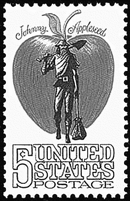 Johnny Appleseed stamp 5c 1966