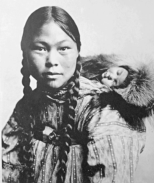 Eskimo mother and child