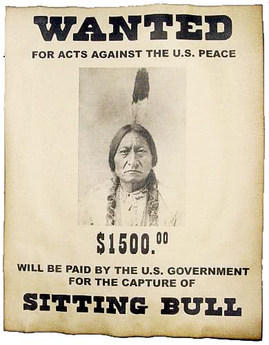 Sitting Bull wanted poster