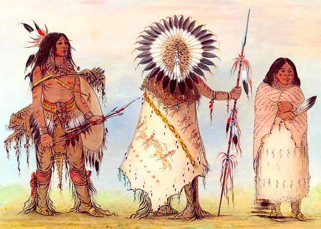 Crow Chief His Wife and a Warrior