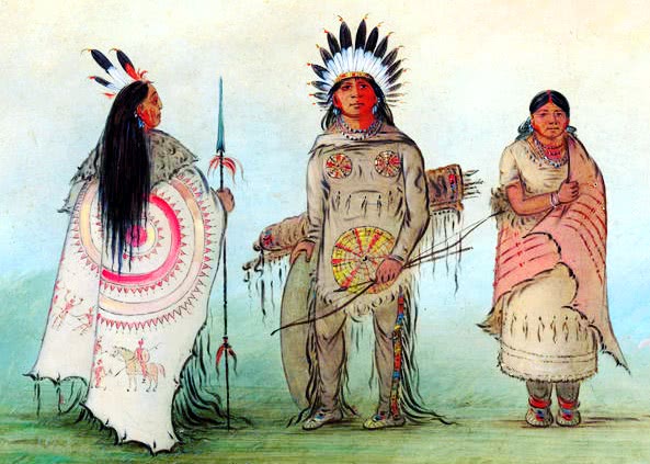 Crow Chief a Warrior and His Wife