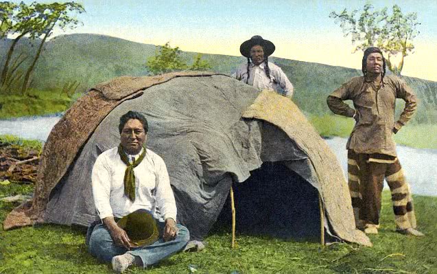 Crow Indian sweat teepee 1913