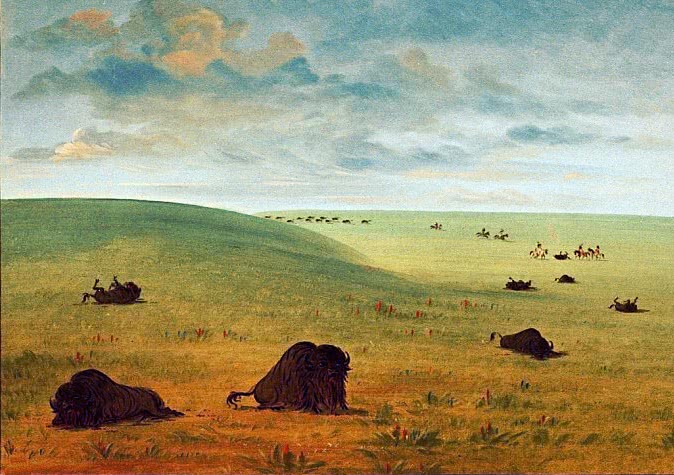 Sioux after Buffalo hunt