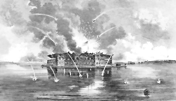 Bombardment of Fort Sumter 1861