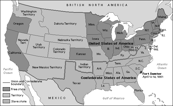 civil war map. civil war map
