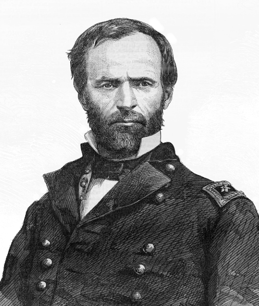 General Sherman engraving