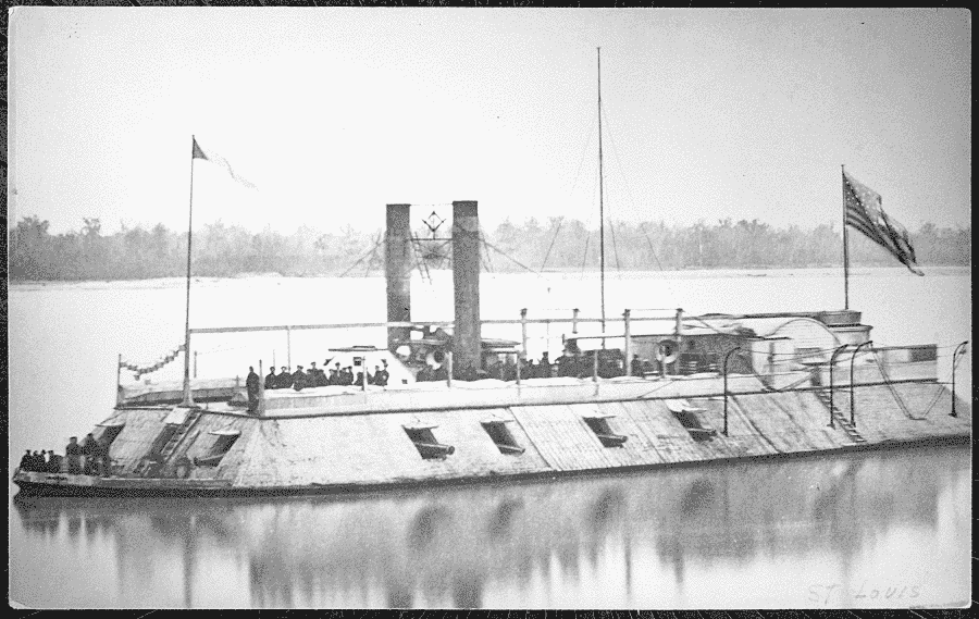 St Louis first ironclad built in America