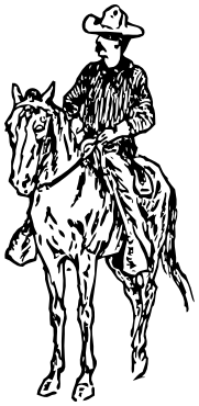 cowboy on horse