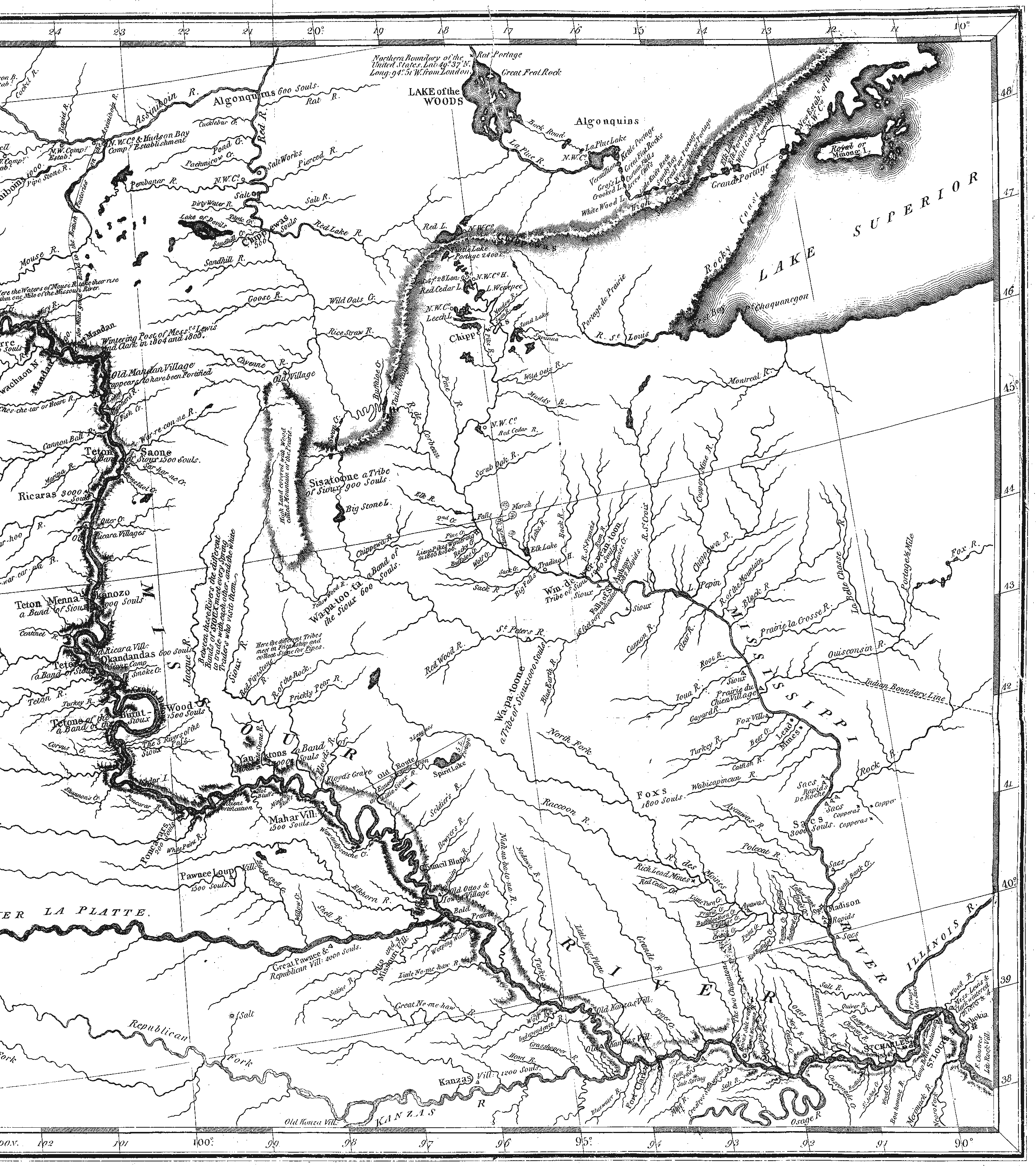 Lewis Clark map 1814 part 3