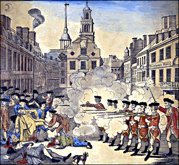 Boston Massacre by Paul Revere