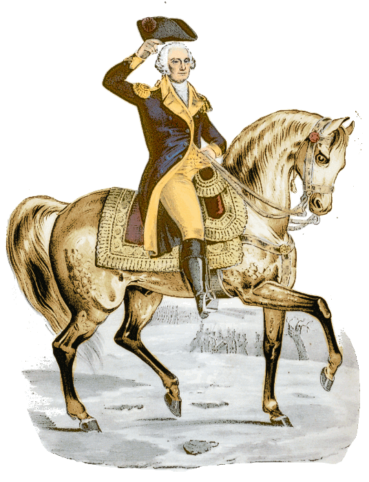 Washington on horseback