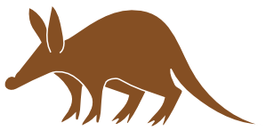 Aardvark silhouette