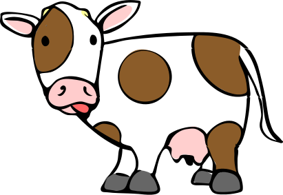 Cow cartoon 04