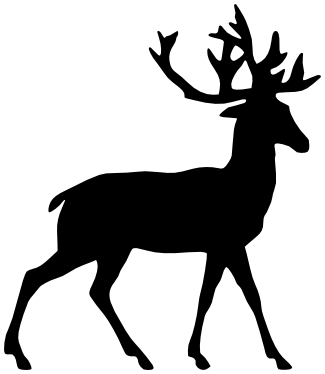 Buck silhouette