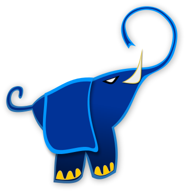 elephant blue styled