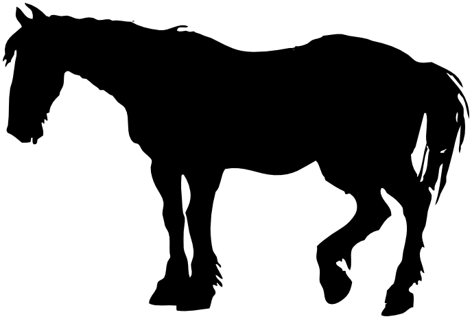 horse silhouette 1