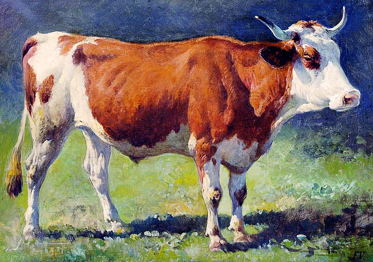 Oxen painting