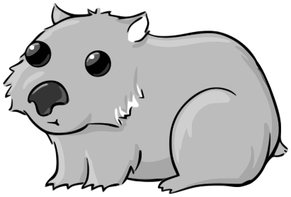 wombat clipart