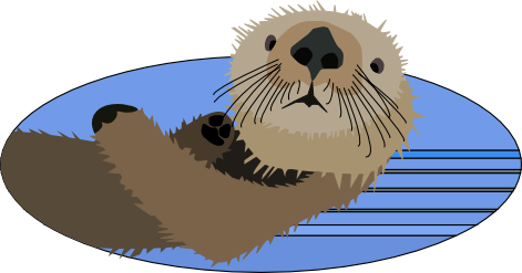 Sea otter clip
