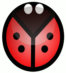 ladybug abstracted