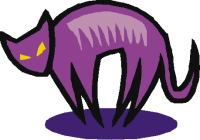 purple cat icon