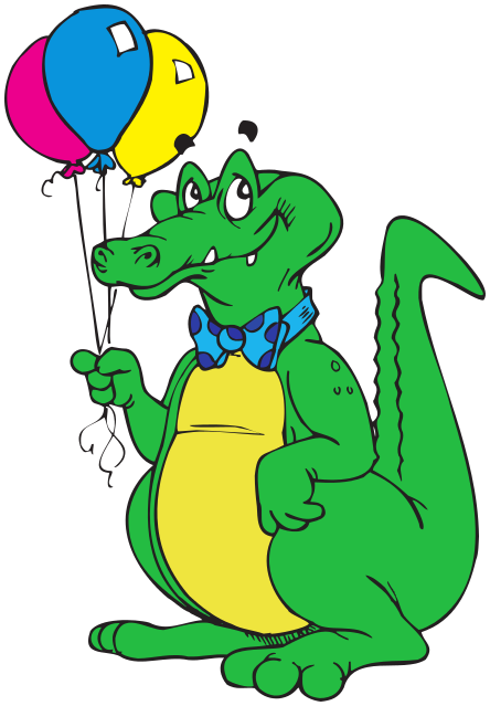 alligator balloons party