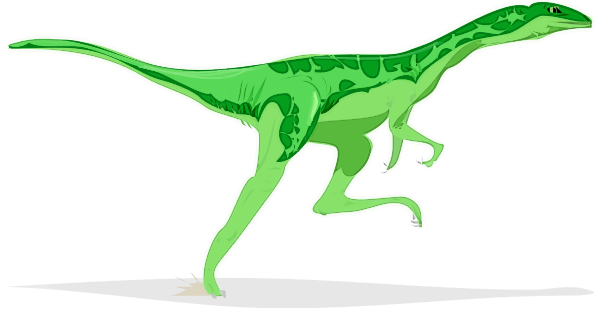 dinosaur running lizard