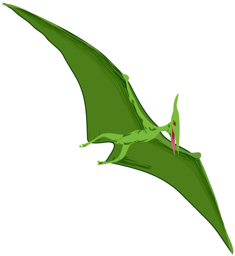 green pterodacty