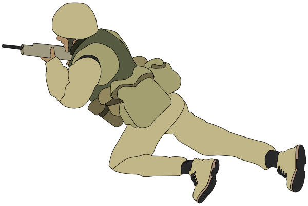 crawling soldier