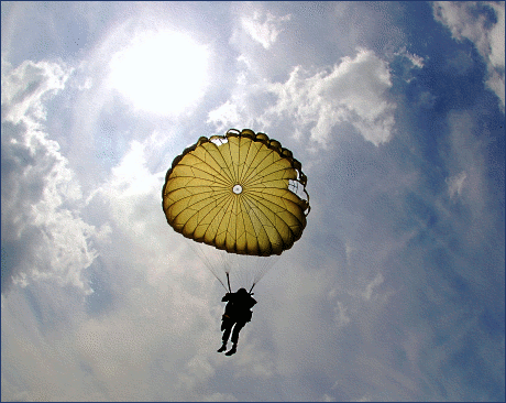 Parachute training for Ranger