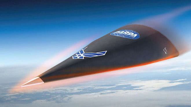 hypersonic glider mock up DARPA