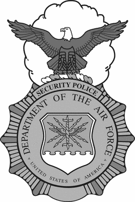 Security Police badge