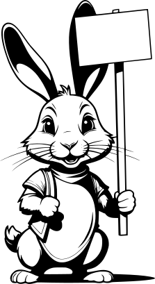 cute-rabbit-holding-sign