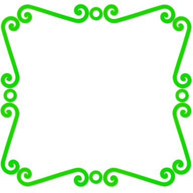 spiral frame green