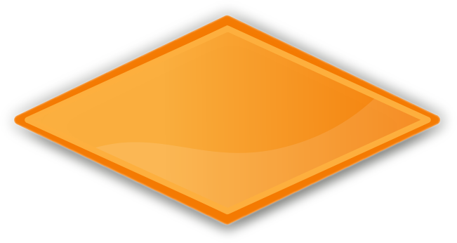 color label diamond orange