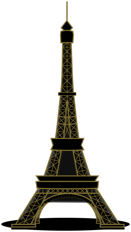 Eiffel Tower dark