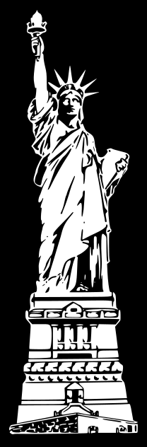 Statue of Liberty negative