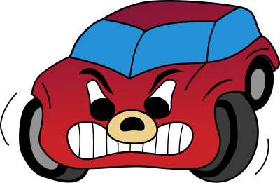 car red angry