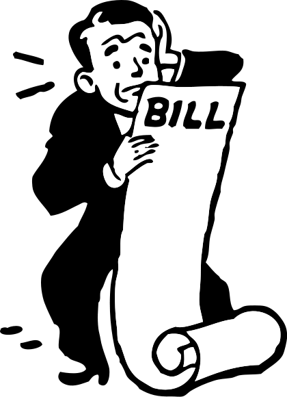 worried about a bill