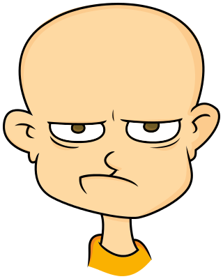 angry bald guy