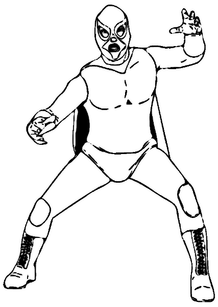 wrestlers clip art. domain clip art image