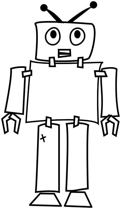 robot outline