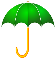 Umbrella green