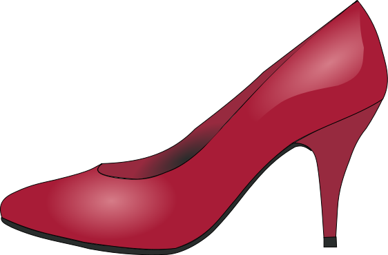 red dress shoe