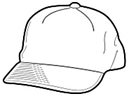 baseball cap BW