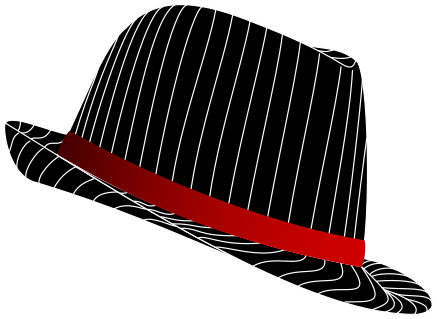 Fedora Hat striped
