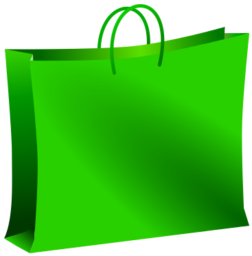 shopping bag green