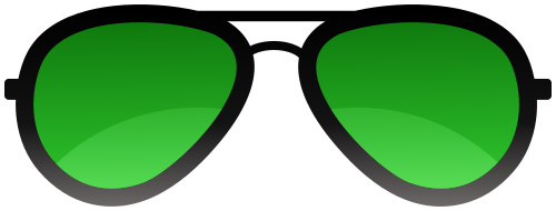 sunglasses flush green
