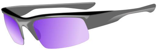 sunglasses sporty purple