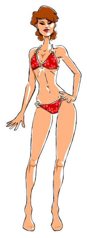 clipart girl in bikini - photo #8